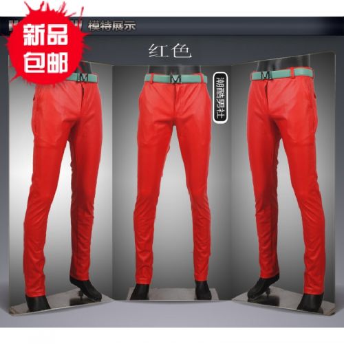 Pantalon cuir homme serré pour adolescent hiver - Ref 1488943