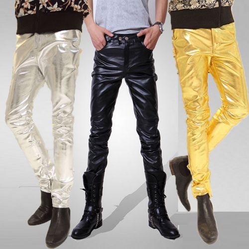 Pantalon cuir homme serré pour adolescent - Ref 1489208