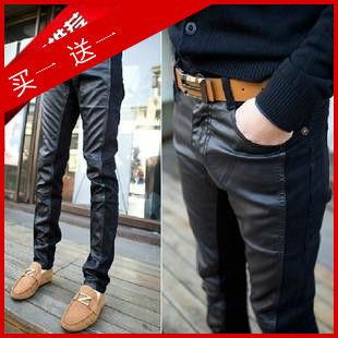 Pantalon cuir homme serré pour adolescent 3I automne - Ref 1489247