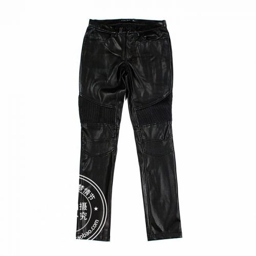 Pantalon cuir homme pantalons fuselés pour jeunesse automne - Ref 1489318