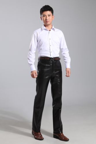 Pantalon cuir homme droit pour hiver - Ref 1489422