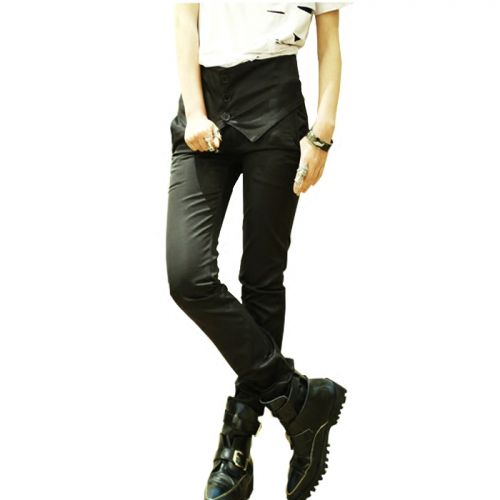 Pantalon cuir homme serré pour adolescent automne - Ref 1489424