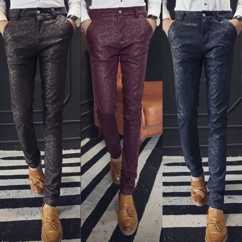 Pantalon cuir homme serré pour adolescent - Ref 1489691
