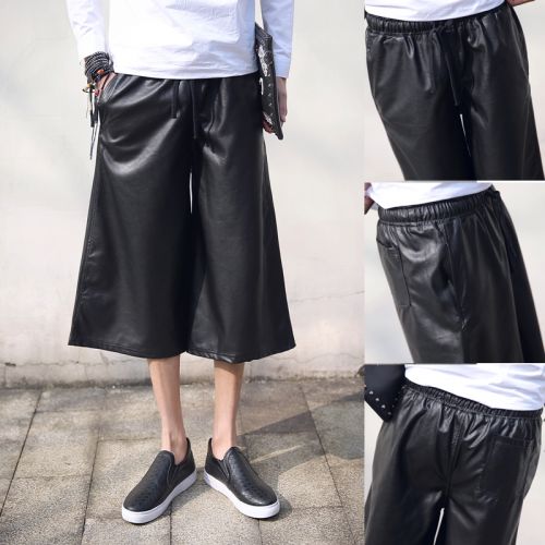 Pantalon cuir homme haut-parleur pour jeunesse printemps - Ref 1489841