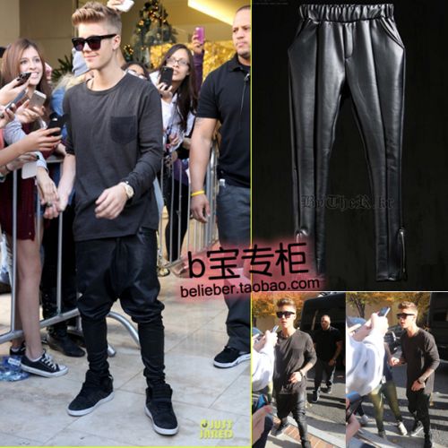 Pantalon cuir homme pour adolescent - Ref 1489942