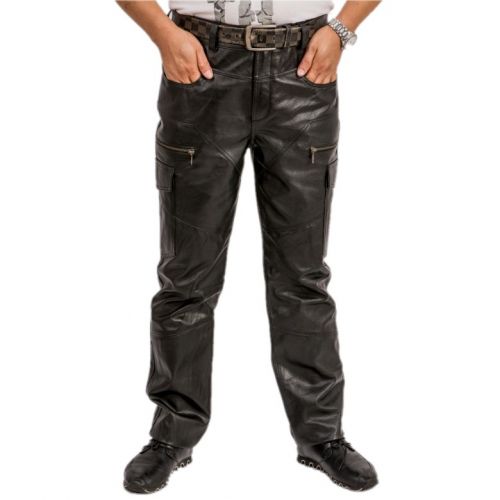 Pantalon cuir homme droit Première couche de pour hiver - Ref 1491143