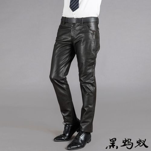 Pantalon cuir homme Première couche de pour hiver - Ref 1491169
