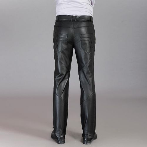 Pantalon cuir homme droit pour hiver - Ref 1491178