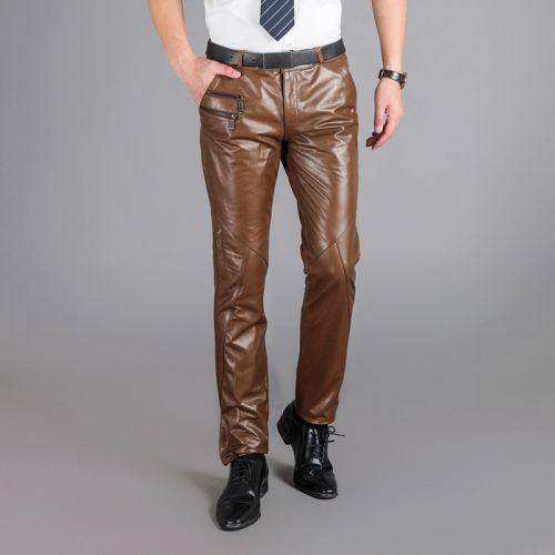 Pantalon cuir homme pour hiver - Ref 1491182