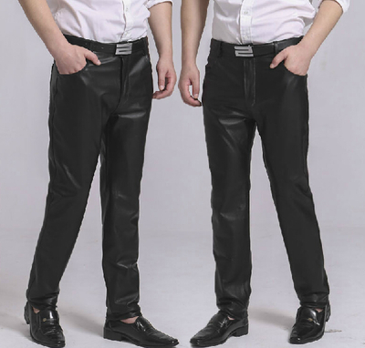 Pantalon cuir homme pantalons fuselés - Ref 1491217