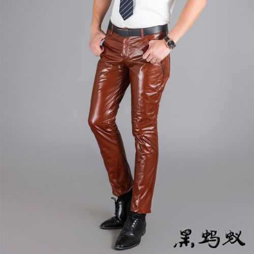 Pantalon cuir homme droit Première couche de pour hiver - Ref 1491231