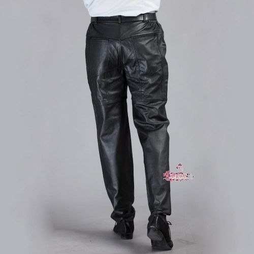 Pantalon cuir homme pantalons fuselés - Ref 1491262