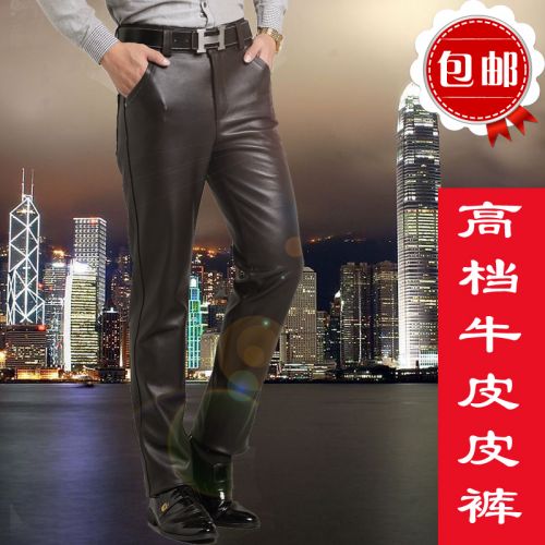 Pantalon cuir homme droit LANDINGBOER pour hiver - Ref 1491264