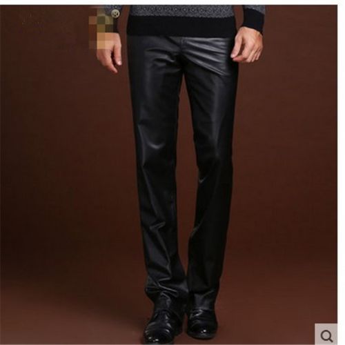 Pantalon cuir homme droit Première couche de pour hiver - Ref 1491301