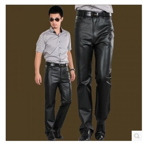 Pantalon cuir homme droit Première couche de pour hiver - Ref 1491342