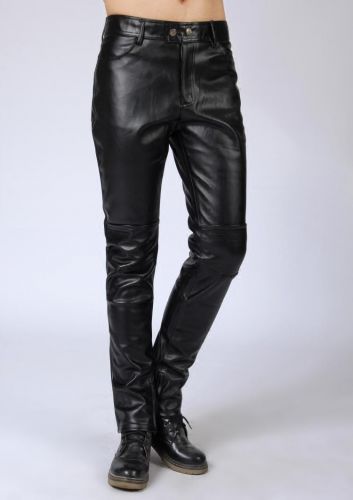 Pantalon cuir homme serré pour automne - Ref 1491374