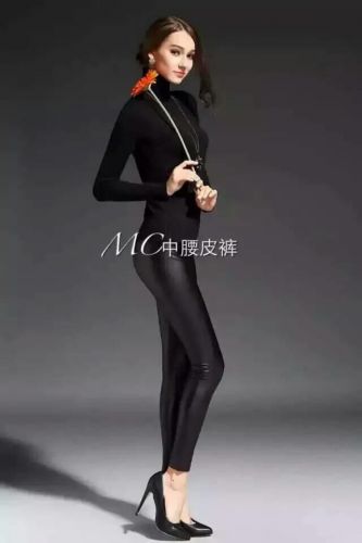 Pantalon cuir homme serré pour jeunesse MRYUP hiver - Ref 1491433