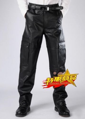Pantalon cuir homme droit pour hiver - Ref 1491438