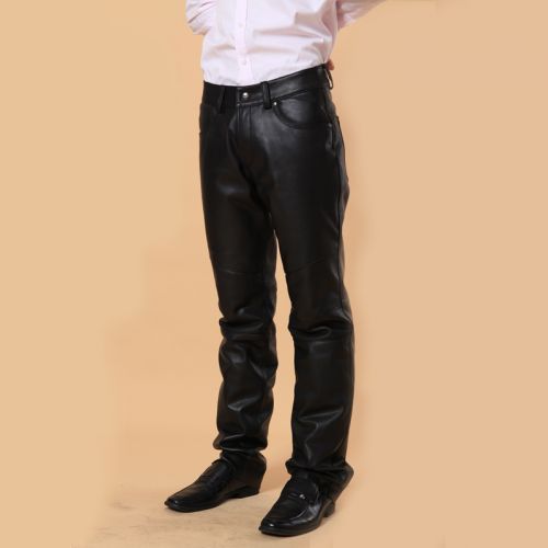 Pantalon cuir homme droit pour hiver - Ref 1491487