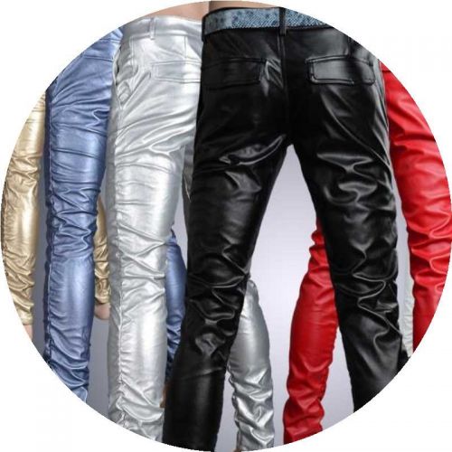 Pantalon cuir homme serré pour jeunesse hiver - Ref 1491511