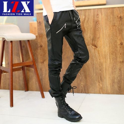 Pantalon cuir homme serré pour adolescent - Ref 1491546