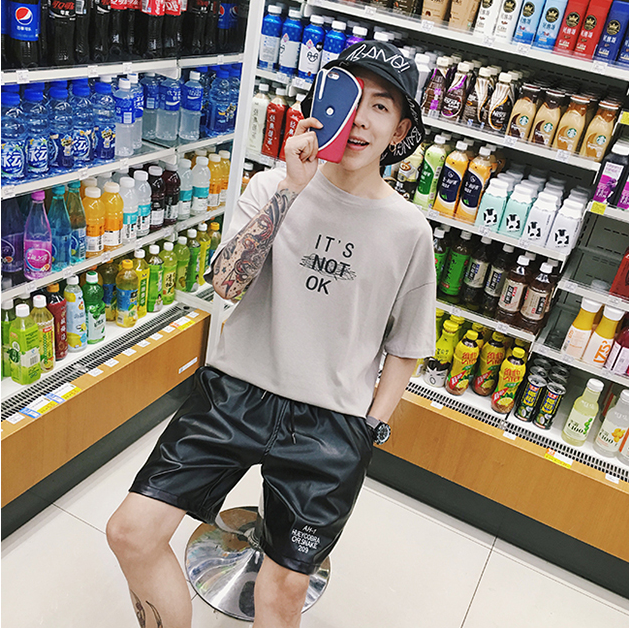 Pantalon cuir homme pour adolescent été - Ref 1491587