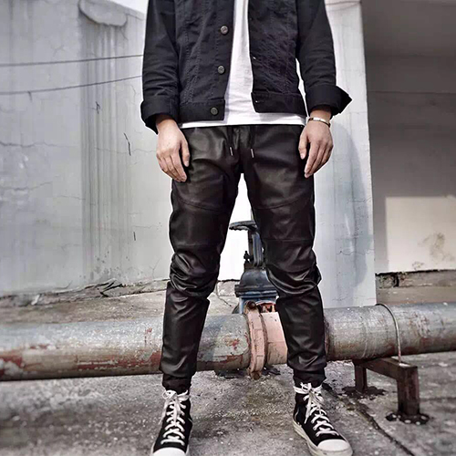 Pantalon cuir homme - Ref 1491649