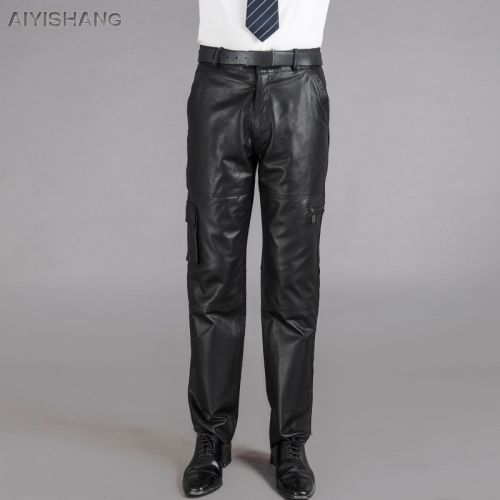 Pantalon cuir homme droit pour hiver - Ref 1491759