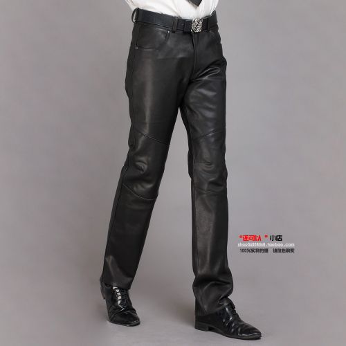 Pantalon cuir homme droit pour hiver - Ref 1491762