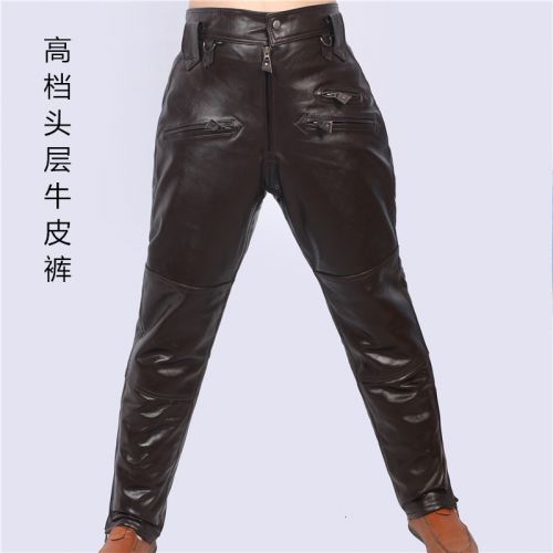 Pantalon cuir homme haut-parleur pour hiver - Ref 1491776