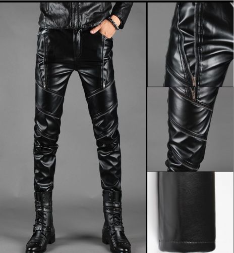 Pantalon cuir homme serré pour adolescent - Ref 1491782