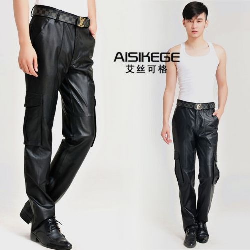 Pantalon cuir homme pour adolescent hiver - Ref 1491817