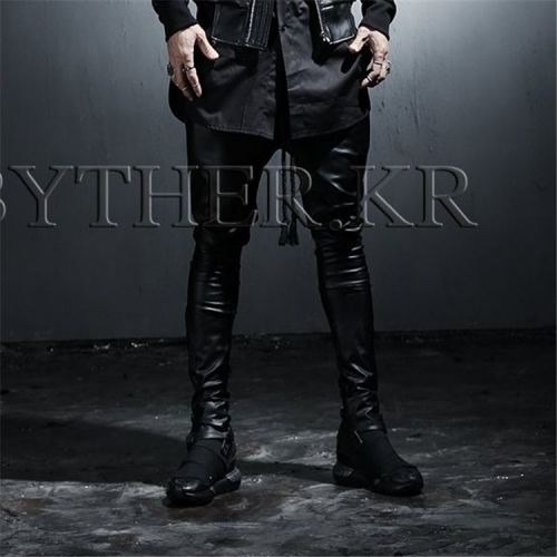 Pantalon cuir homme pour jeunesse GSOUL printemps - Ref 1491845