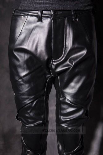 Pantalon cuir homme serré pour jeunesse automne - Ref 1491940