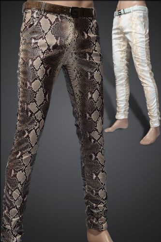 Pantalon cuir homme serré pour adolescent hiver - Ref 1491968