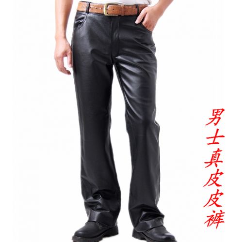 Pantalon cuir homme droit FENGHUA - Ref 1492026