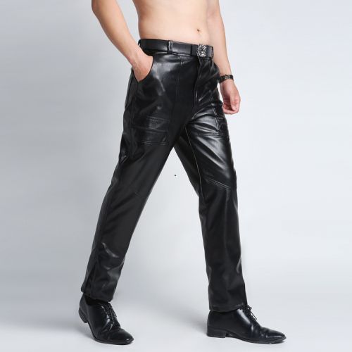 Pantalon cuir homme droit pour hiver - Ref 1492049