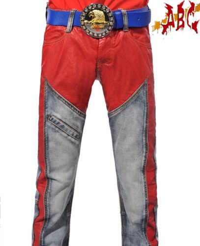 Pantalon cuir homme droit pour jeunesse automne - Ref 1492111