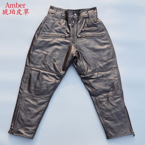 Pantalon cuir homme pour personne âgée Première couche de hiver - Ref 1492116