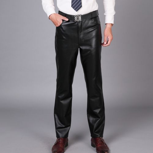 Pantalon cuir homme droit pour jeunesse hiver - Ref 1492140