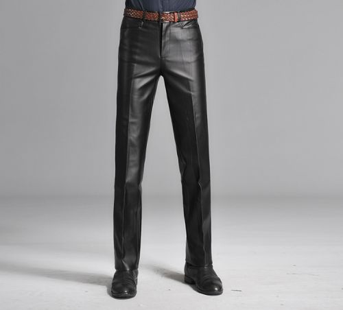 Pantalon cuir homme droit pour adolescent hiver - Ref 1492146