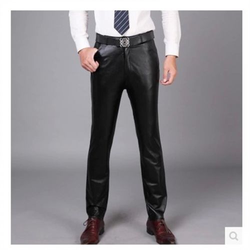 Pantalon cuir homme droit pour jeunesse peau de chèvre hiver - Ref 1492221