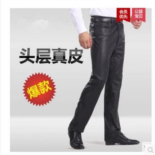 Pantalon cuir homme droit pour hiver - Ref 1492227