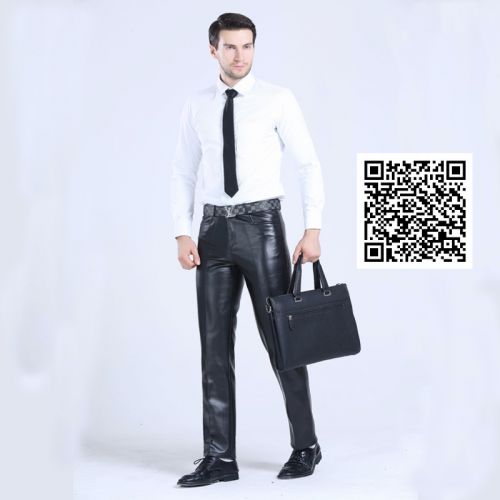 Pantalon cuir homme droit pour jeunesse automne - Ref 1492260