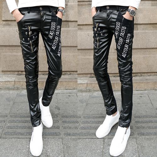 Pantalon cuir homme serré pour adolescent - Ref 1492276