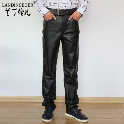 Pantalon cuir homme LANDINGBOER pour hiver - Ref 1492299