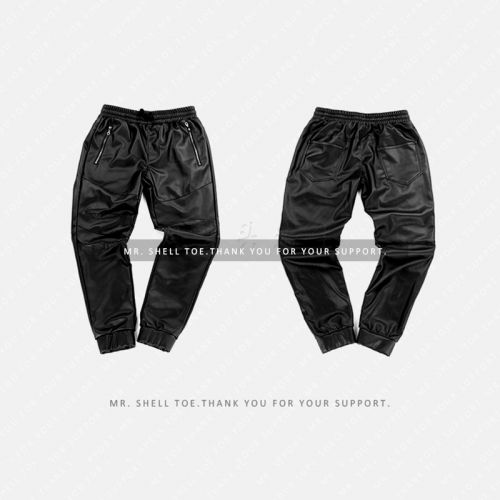 Pantalon cuir homme droit pour adolescent hiver - Ref 1492328