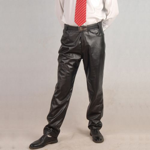 Pantalon cuir homme droit pour hiver - Ref 1492338