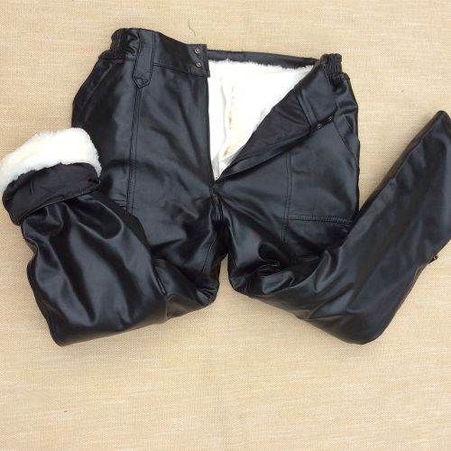 Pantalon cuir homme droit pour hiver - Ref 1492352