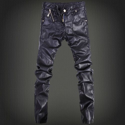 Pantalon cuir homme serré pour jeunesse PANTSKING hiver - Ref 1492403